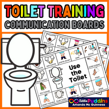 Load image into Gallery viewer, Toilet Training Autism AAC Communication Board Set
