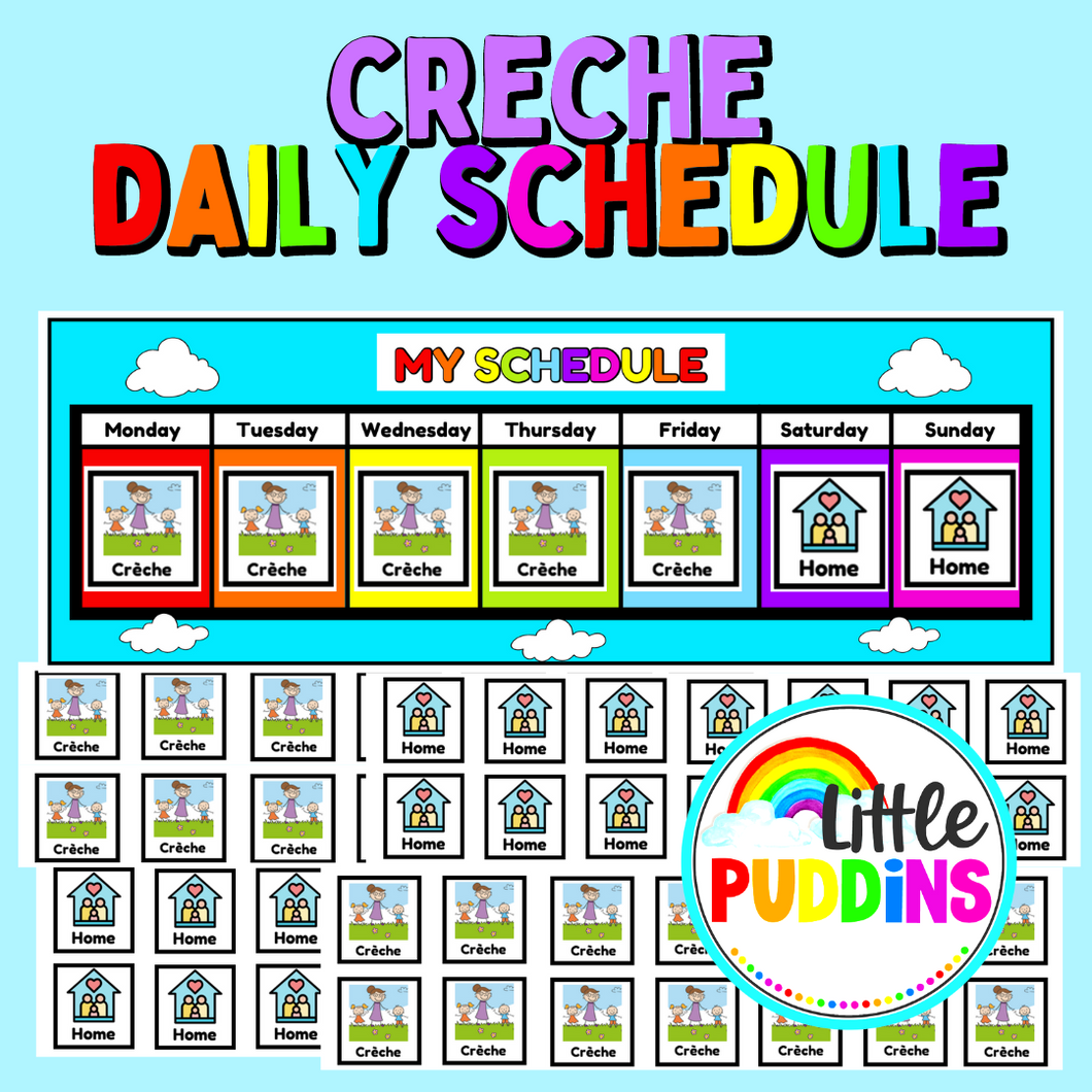 Daily Schedule Creche To Home Digital